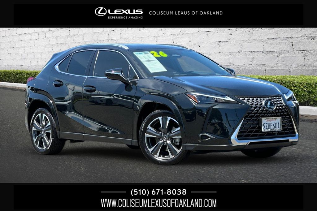 Black (Caviar) 2026 Lexus UX Hybrid SUV / Crossover Front-Wheel Drive Continuously Variable Transmission