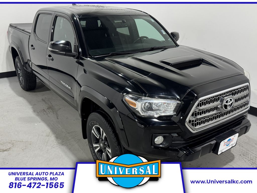 Black 2016 Toyota Tacoma Pickup Truck Four-Wheel Drive 6-Speed Automatic