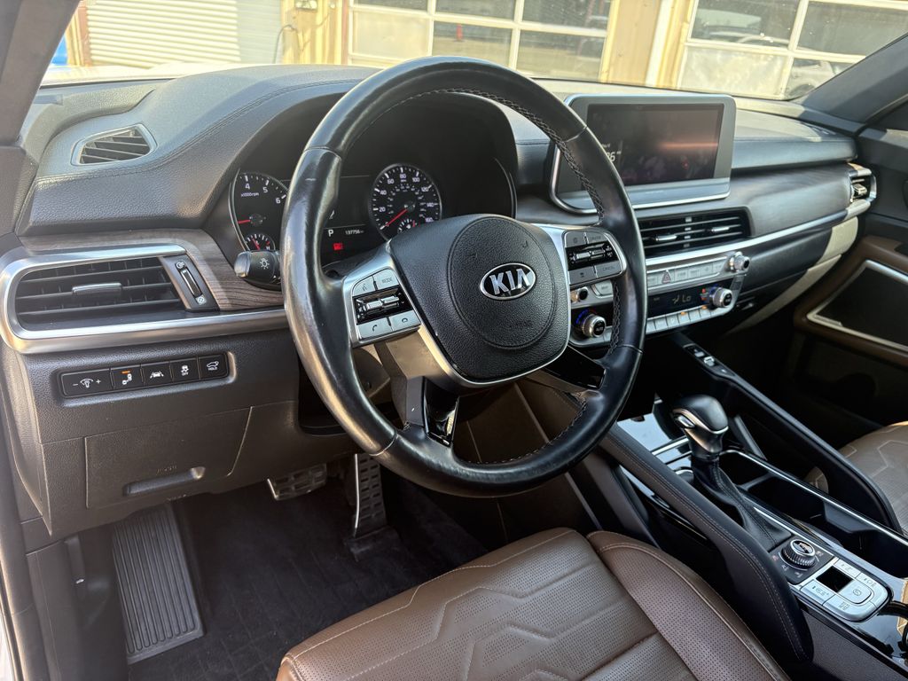 2021 Kia Telluride SX White at DeMontrond Automotive Group