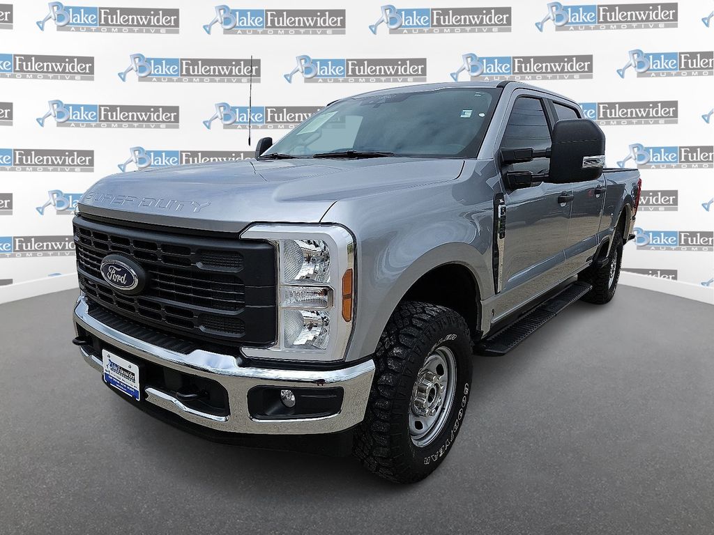Silver Metallic 2024 Ford F-250 Super Duty Pickup Truck Four-Wheel Drive Automatic