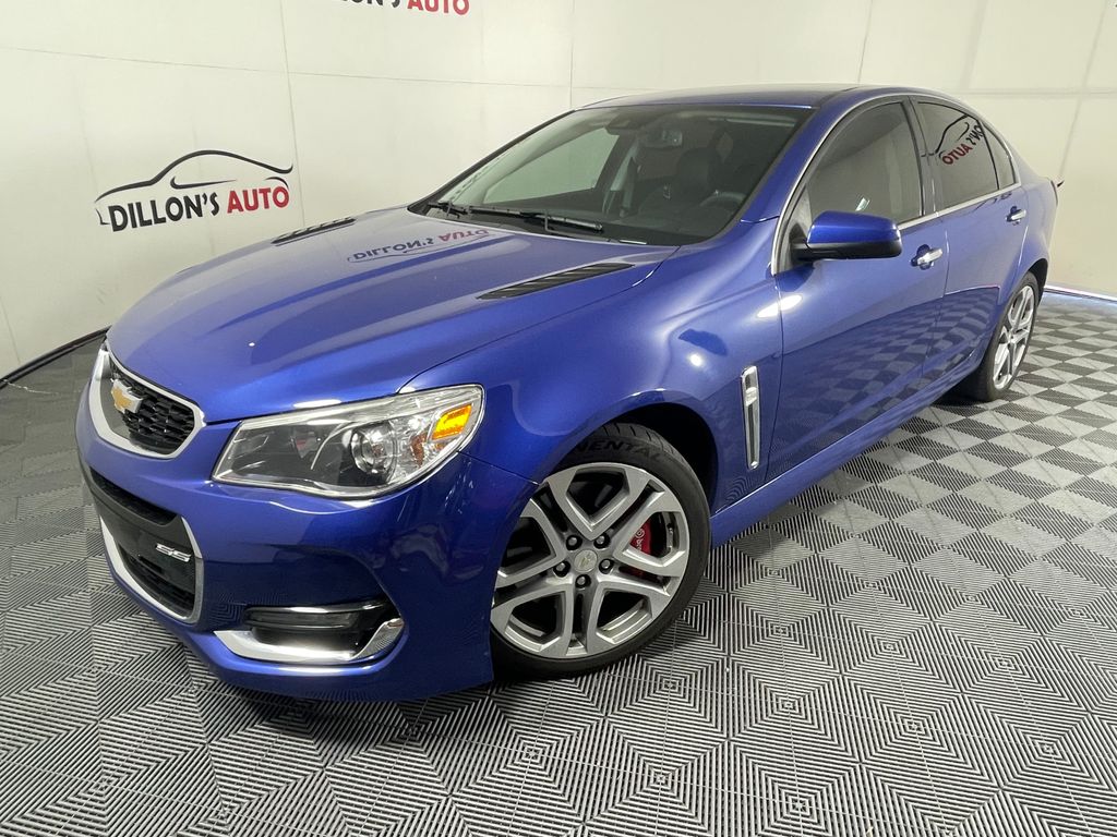 Slipstream Blue Metallic 2016 Chevrolet SS RWD Sedan Rear-Wheel Drive 6-Speed Automatic