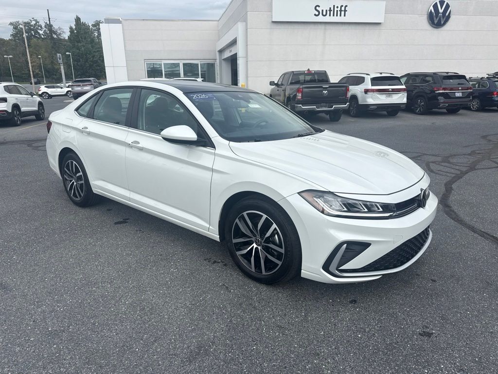 2026 Volkswagen Jetta 1.5T SE White at Sutliff Volkswagen