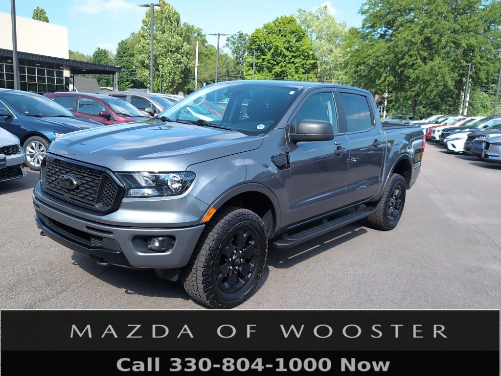 Gray Metallic 2023 Ford Ranger Pickup Truck Four-Wheel Drive Automatic
