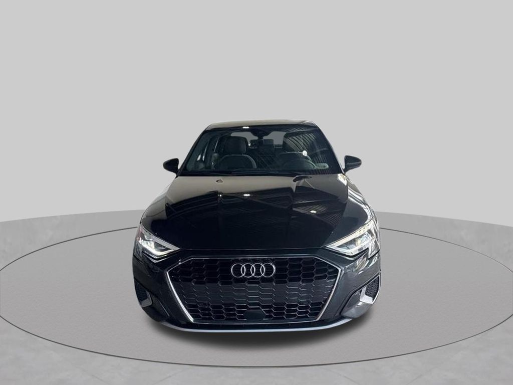White 2024 Audi A3 Sedan Front-Wheel Drive 7-Speed Automatic