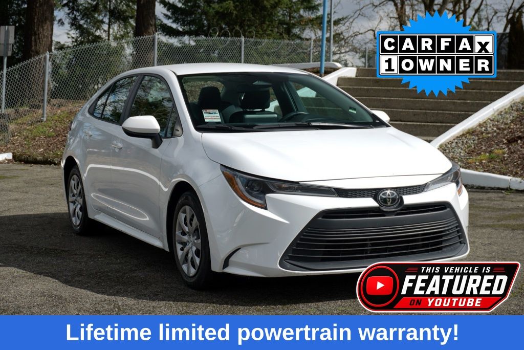Ice 2024 Toyota Corolla LE FWD Sedan Front-Wheel Drive Continuously Variable Transmission
