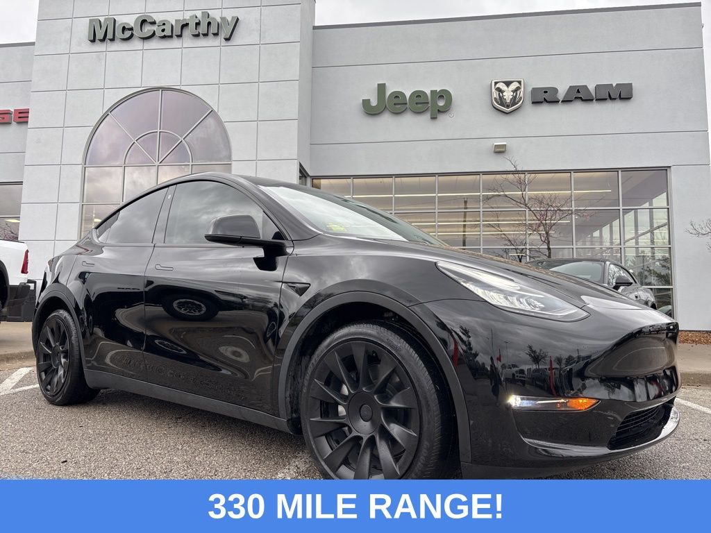 Solid Black 2023 Tesla Model Y Long Range AWD SUV / Crossover All-Wheel Drive 1-Speed Automatic