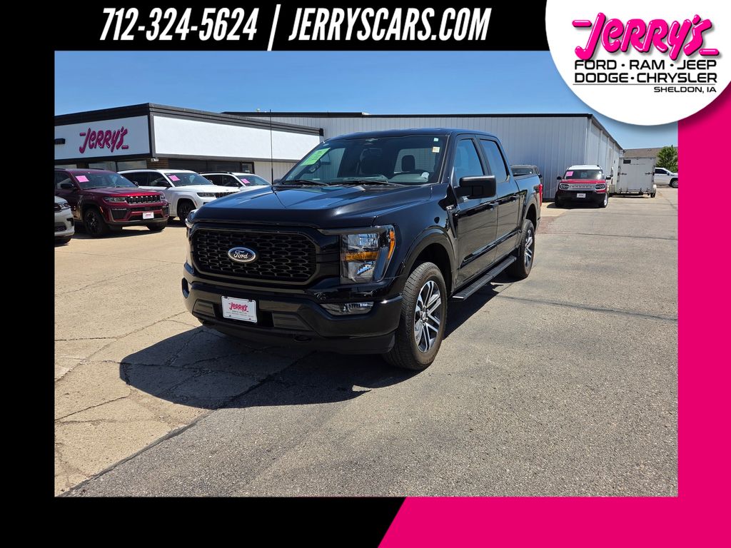 Black Metallic 2023 Ford F-150 Pickup Truck Four-Wheel Drive Automatic