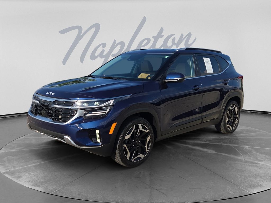 Dark Ocean Blue 2024 Kia Seltos SUV / Crossover All-Wheel Drive 8-Speed Automatic