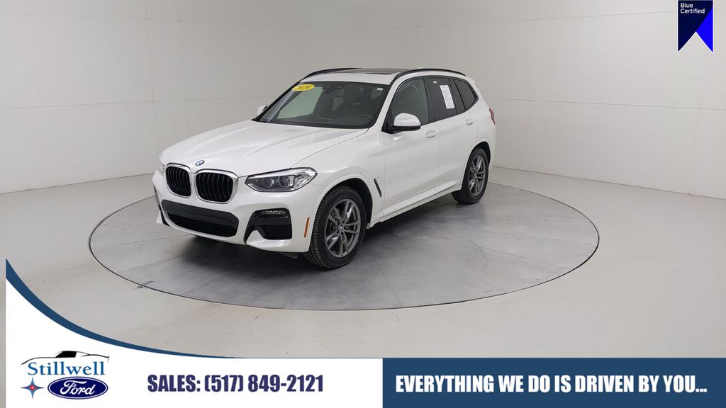 White 2020 BMW X3 SUV / Crossover All-Wheel Drive 8-Speed Automatic