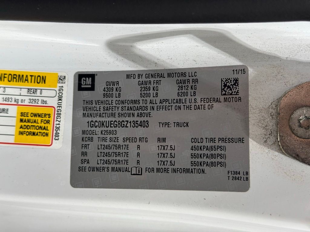 Thumbnail: 2016 Chevrolet Silverado 2500 - 24