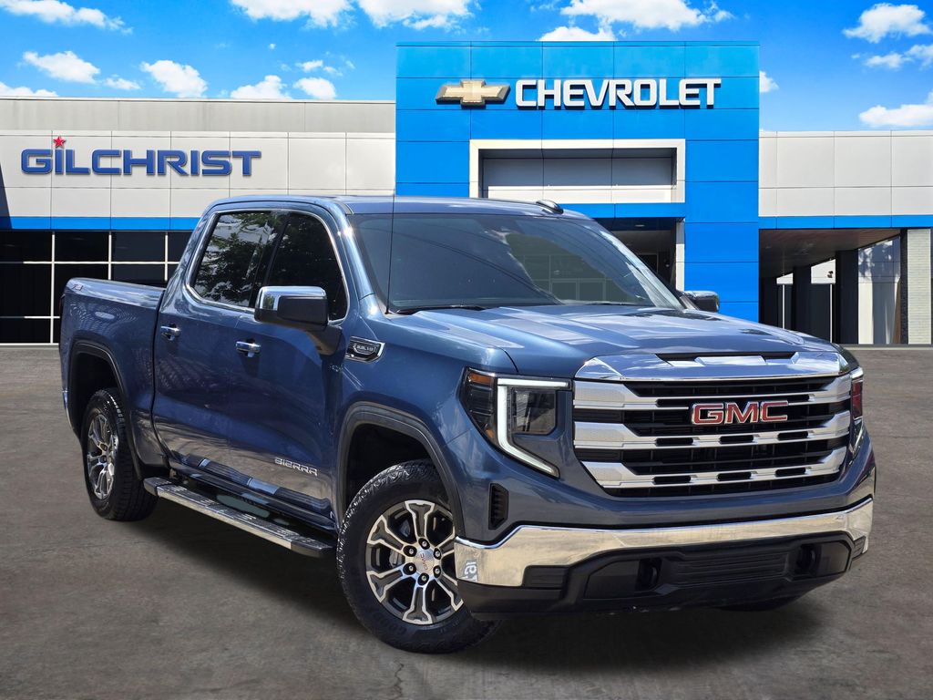 Downpour Metallic 2024 GMC Sierra 1500 Pickup Truck Four-Wheel Drive Automatic