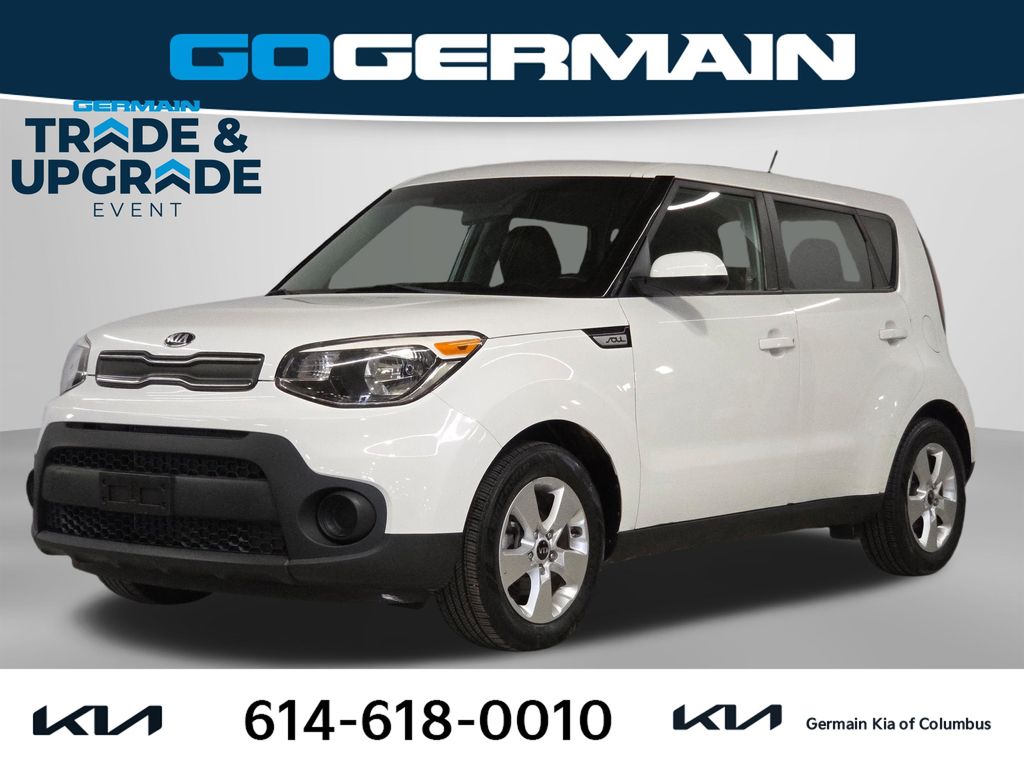 Clear White 2019 Kia Soul Base FWD Wagon Front-Wheel Drive 6-Speed Automatic