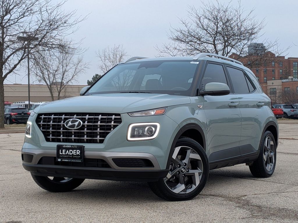 Mirage Green 2025 Hyundai Venue Limited FWD SUV / Crossover Front-Wheel Drive Continuously Variable Transmission