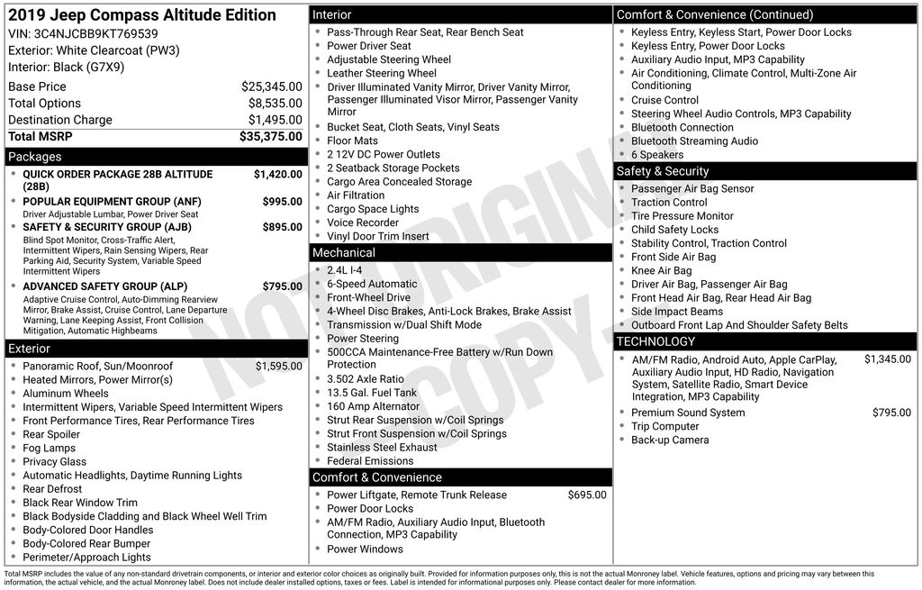 2019 Jeep Compass Latitude