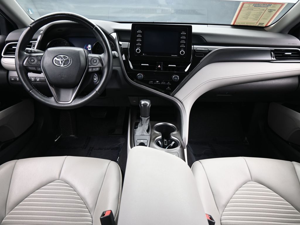 Used 2021 Celestial Silver Metallic Toyota SE image 33