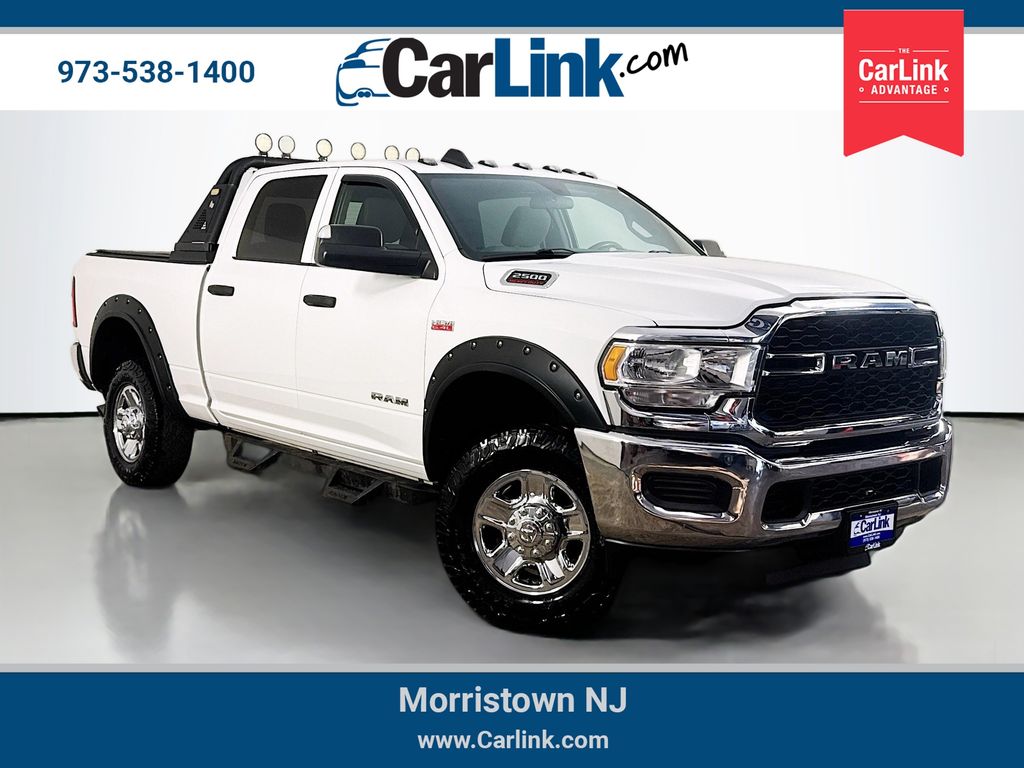 Bright White Clearcoat 2021 RAM 2500 Pickup Truck Four-Wheel Drive 8-Speed Automatic