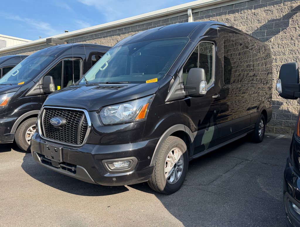 Black Metallic 2025 Ford Transit Passenger Van Rear-Wheel Drive 