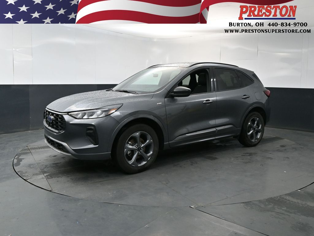 Carbonized Gray Metallic 2024 Ford Escape ST-Line AWD SUV / Crossover All-Wheel Drive 8-Speed Automatic