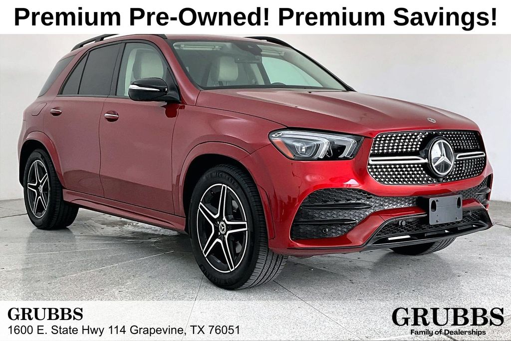designo Cardinal Red Metallic 2021 Mercedes-Benz GLE 350 RWD SUV / Crossover Rear-Wheel Drive 9-Speed Automatic