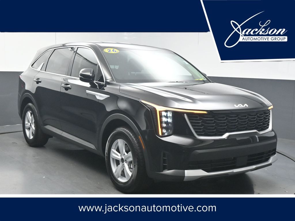 Ebony Black 2026 Kia Sorento SUV / Crossover Front-Wheel Drive 8-Speed Automatic
