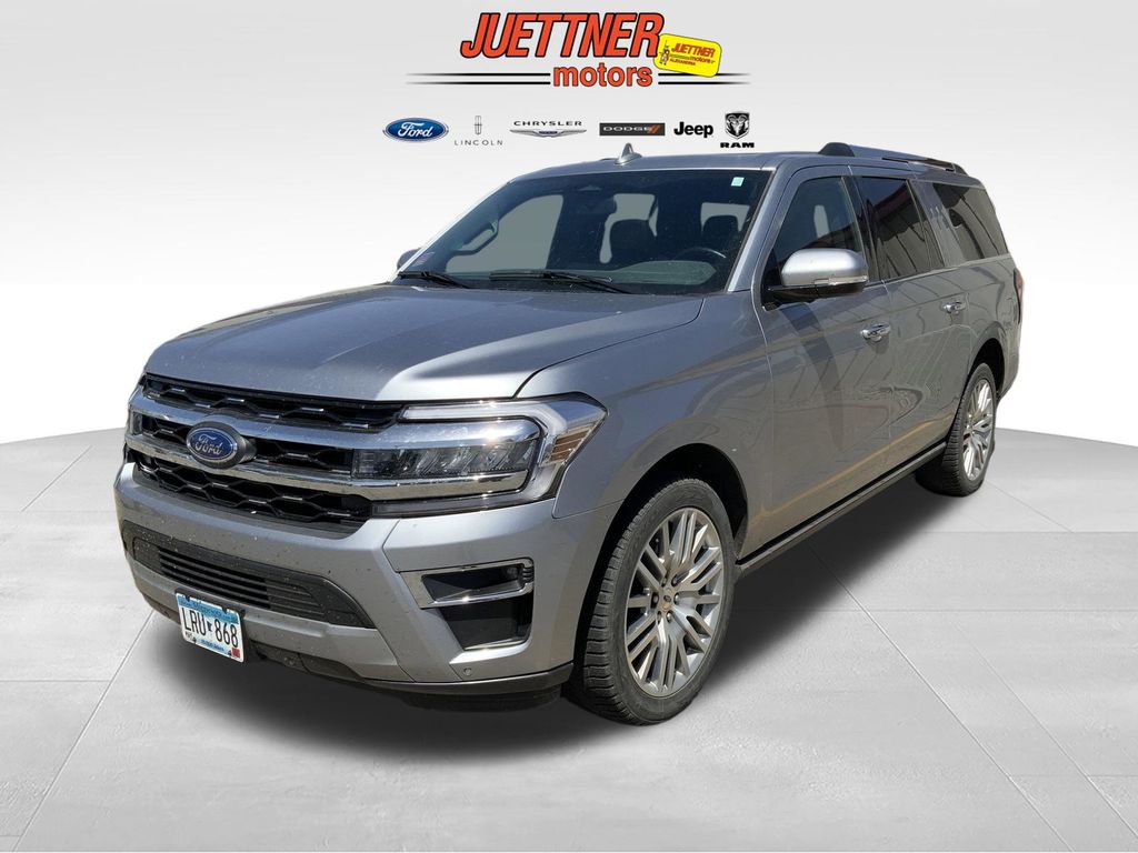 Iconic Silver Metallic 2024 Ford Expedition MAX Limited 4WD SUV / Crossover Four-Wheel Drive Automatic