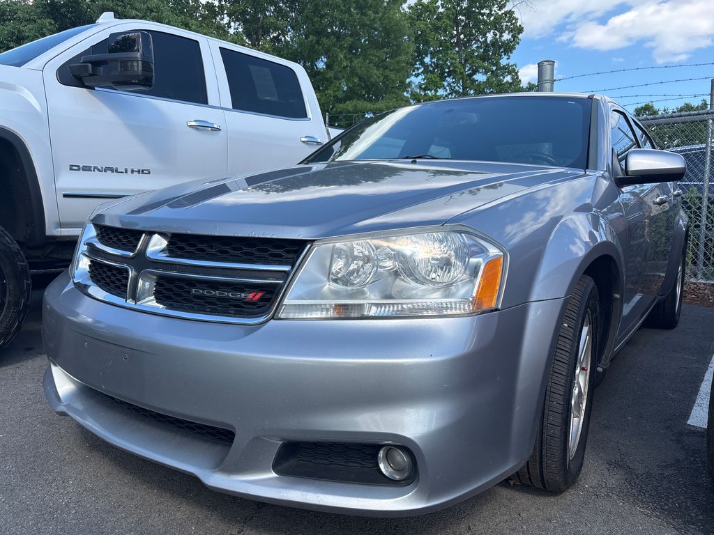 Billet Silver Metallic Clearcoat 2013 Dodge Avenger SXT FWD Sedan Front-Wheel Drive 6-Speed Automatic
