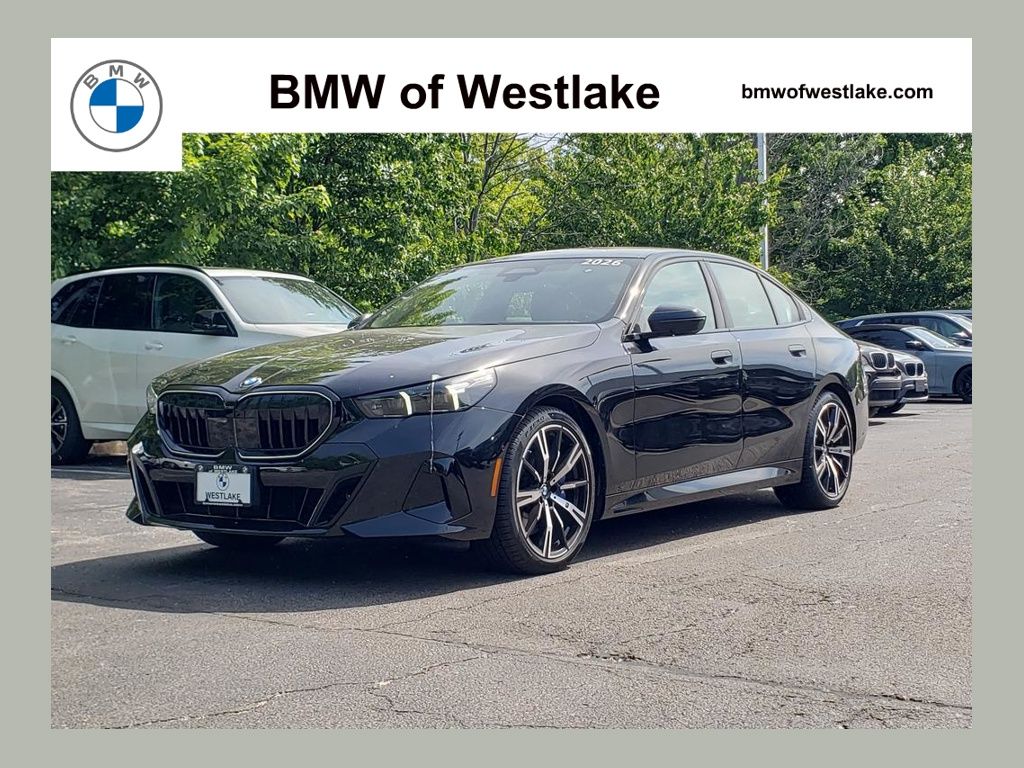 Black Sapphire Metallic 2026 BMW 5 Series 540i xDrive Sedan All-Wheel Drive 8-Speed Automatic