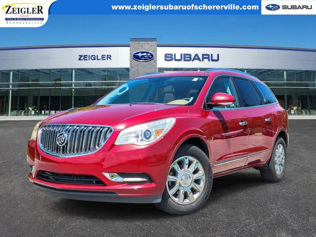 Red 2013 Buick Enclave SUV / Crossover Front-Wheel Drive 6-Speed Automatic