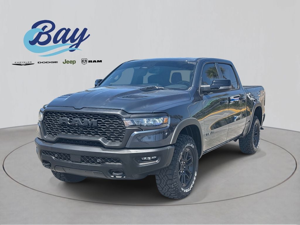Forged Blue Metallic 2026 RAM 1500 Rebel Crew Cab 4WD Pickup Truck Four-Wheel Drive 8-Speed Automatic