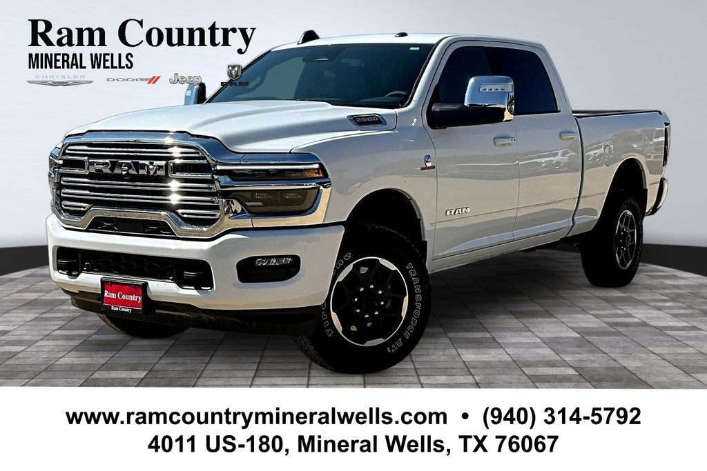 Bright White Clearcoat 2026 RAM 2500 Pickup Truck Four-Wheel Drive 8-Speed Automatic