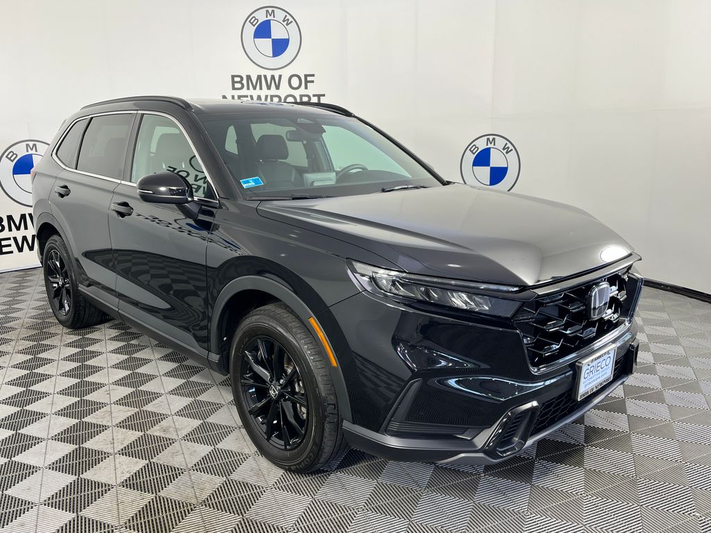 Crystal Black Pearl 2024 Honda CR-V Hybrid SUV / Crossover All-Wheel Drive Continuously Variable Transmission