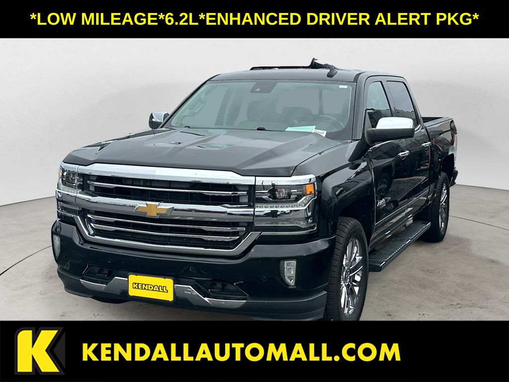 Black 2017 Chevrolet Silverado 1500 Pickup Truck Four-Wheel Drive 8-Speed Automatic Overdrive
