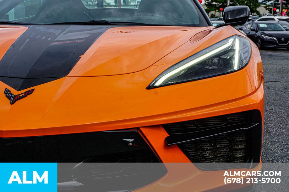Used 2024 Orange Chevrolet Stingray image 14