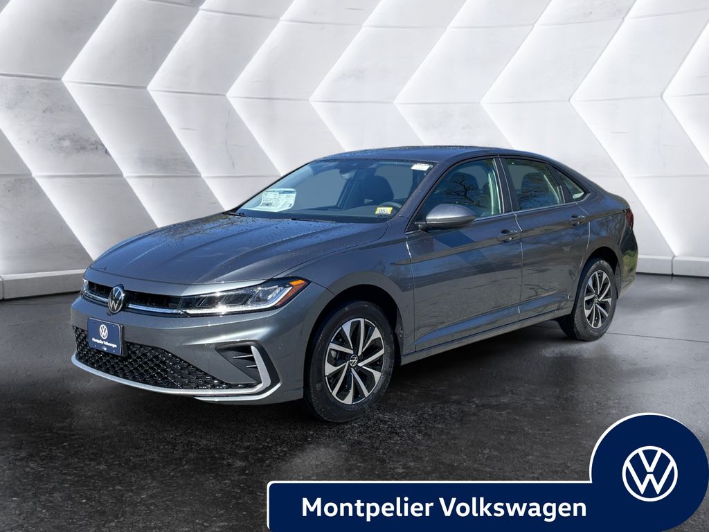 Gray 2026 Volkswagen Jetta Sedan Front-Wheel Drive 8-Speed Automatic