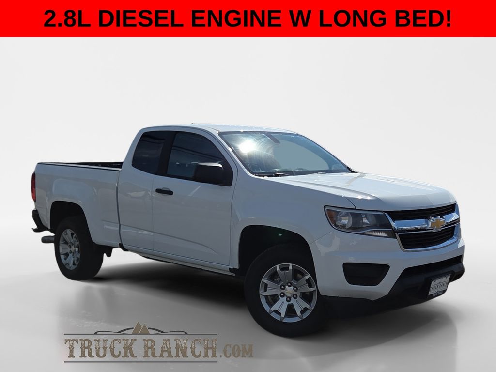 Summit White 2018 Chevrolet Colorado Pickup Truck Four-Wheel Drive 6-Speed Automatic