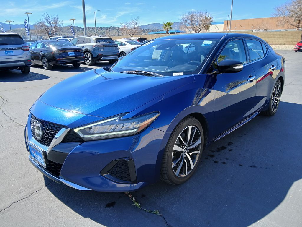 Deep Blue Pearl 2023 Nissan Maxima SV FWD Sedan Front-Wheel Drive Continuously Variable Transmission