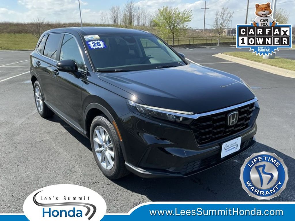 Crystal Black Pearl 2026 Honda CR-V EX AWD SUV / Crossover All-Wheel Drive Continuously Variable Transmission