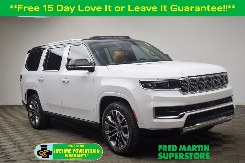 Bright White Clearcoat 2025 Jeep Grand Wagoneer Series III 4WD SUV / Crossover Four-Wheel Drive 8-Speed Automatic