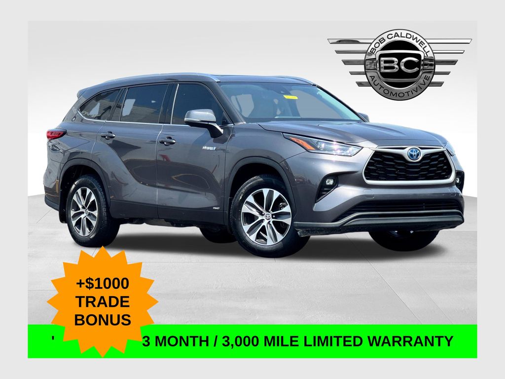 Magnetic Gray Metallic 2021 Toyota Highlander Hybrid SUV / Crossover All-Wheel Drive Continuously Variable Transmission