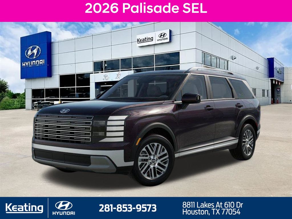 Red (Galaxy Maroon Pearl) 2026 Hyundai Palisade SEL FWD SUV / Crossover Front-Wheel Drive 8-Speed Automatic