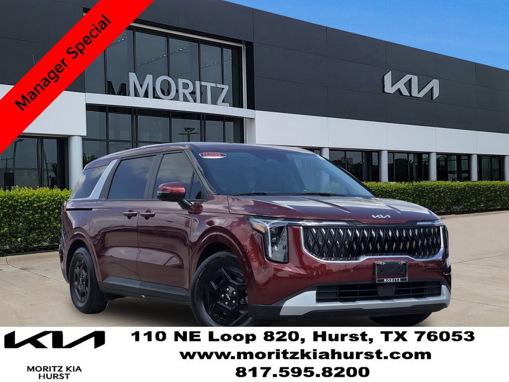 Red 2025 Kia Carnival LXS FWD Minivan Front-Wheel Drive 8-Speed Automatic