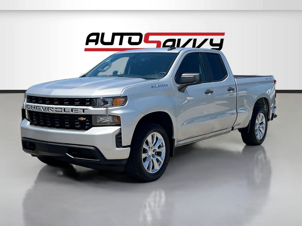 2019 Chevrolet Silverado 1500 Custom Silver at Traditions Chevrolet