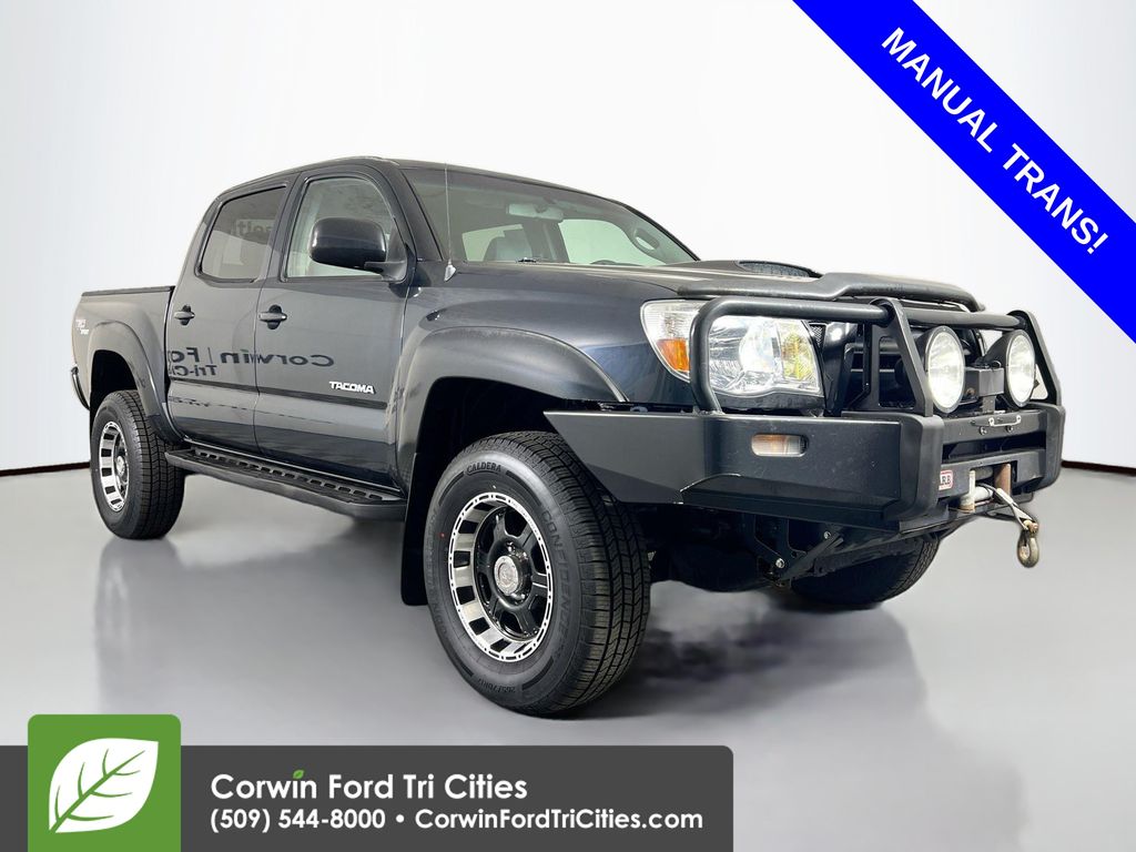 Black Sand Pearl 2007 Toyota Tacoma Pickup Truck Four-Wheel Drive 6-Speed Manual Overdrive