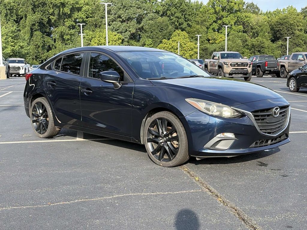 Deep Crystal Blue Mica 2015 Mazda MAZDA3 Sedan Front-Wheel Drive 6-Speed Automatic