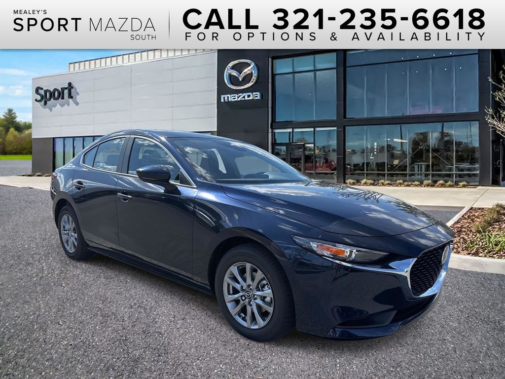 Deep Crystal Blue Mica 2026 Mazda MAZDA3 Sedan Front-Wheel Drive 6-Speed Automatic