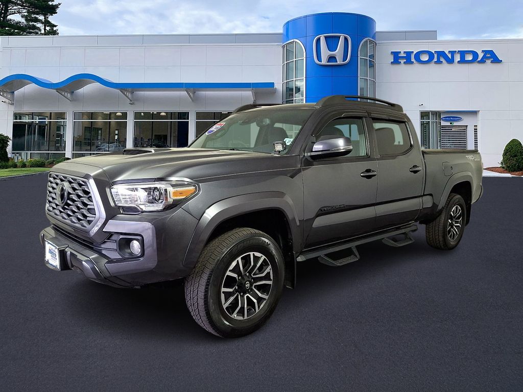 Magnetic Gray Metallic 2022 Toyota Tacoma TRD Sport Double Cab LB 4WD Pickup Truck Four-Wheel Drive 6-Speed Automatic