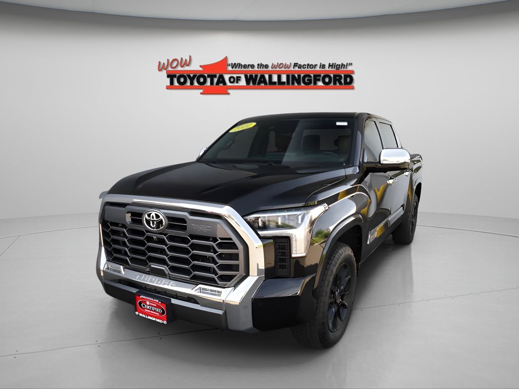 Midnight Black Metallic 2022 Toyota Tundra Pickup Truck Four-Wheel Drive Automatic