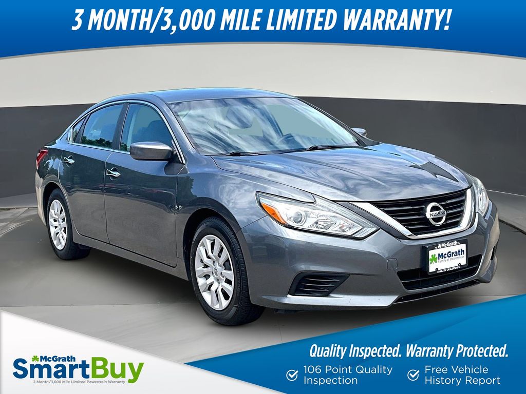 Gray (Gun Metallic) 2017 Nissan Altima Sedan Front-Wheel Drive Continuously Variable Transmission