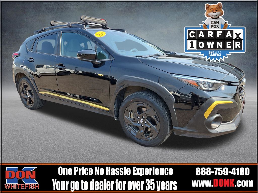 Crystal Black Silica 2024 Subaru Crosstrek SUV / Crossover All-Wheel Drive Continuously Variable Transmission