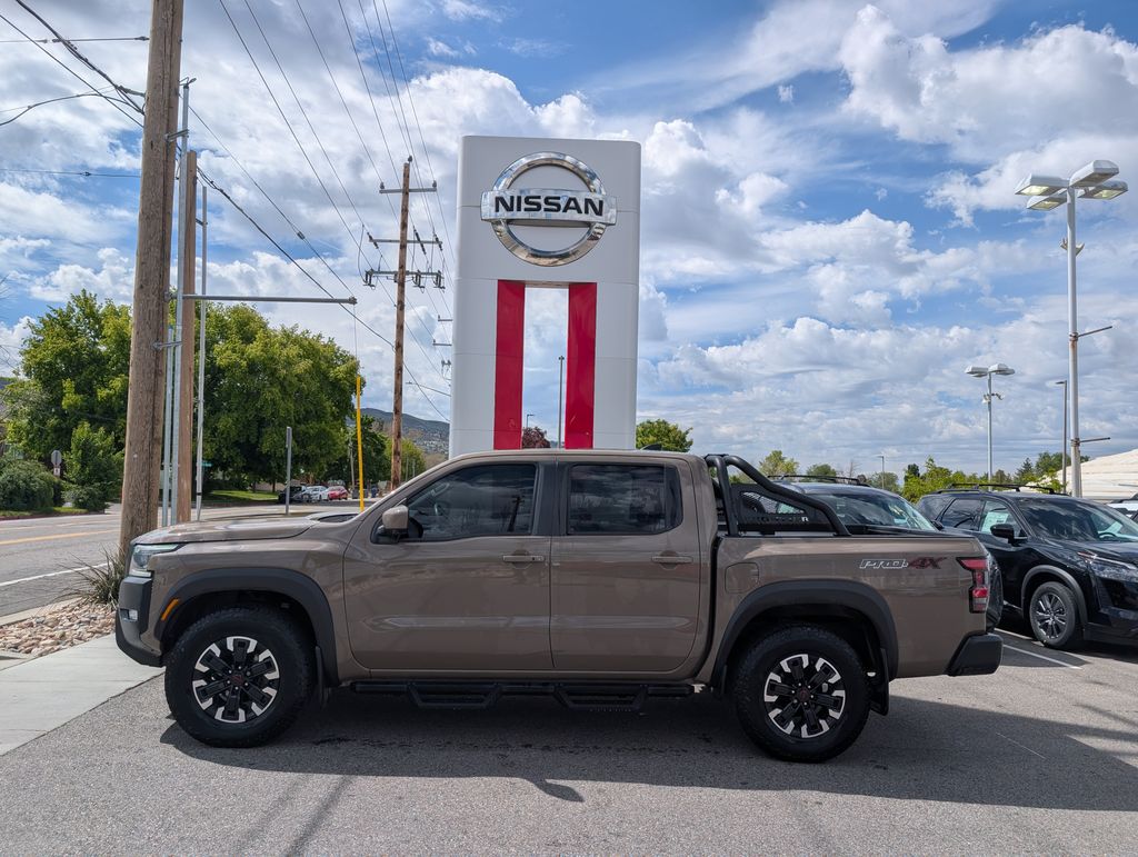 Brown (Beige) 2023 Nissan Frontier Pickup Truck Four-Wheel Drive 9-Speed Automatic